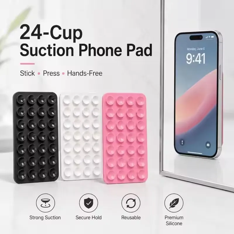 Phone Cases - Silikonowy uchwyt ścienny z przyssawką, kreatywny,
