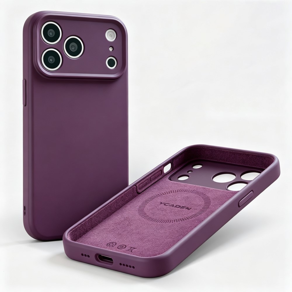 Liquid Silicone Magnetic Phone Case - Luksusowe etui z płynnego silikonu z