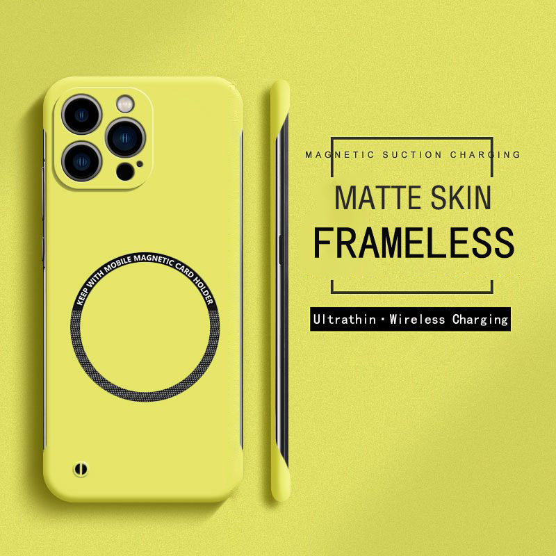 Matte Hard Pc Back Case - Bezramkowe etui magnetyczne do etui Magsafe