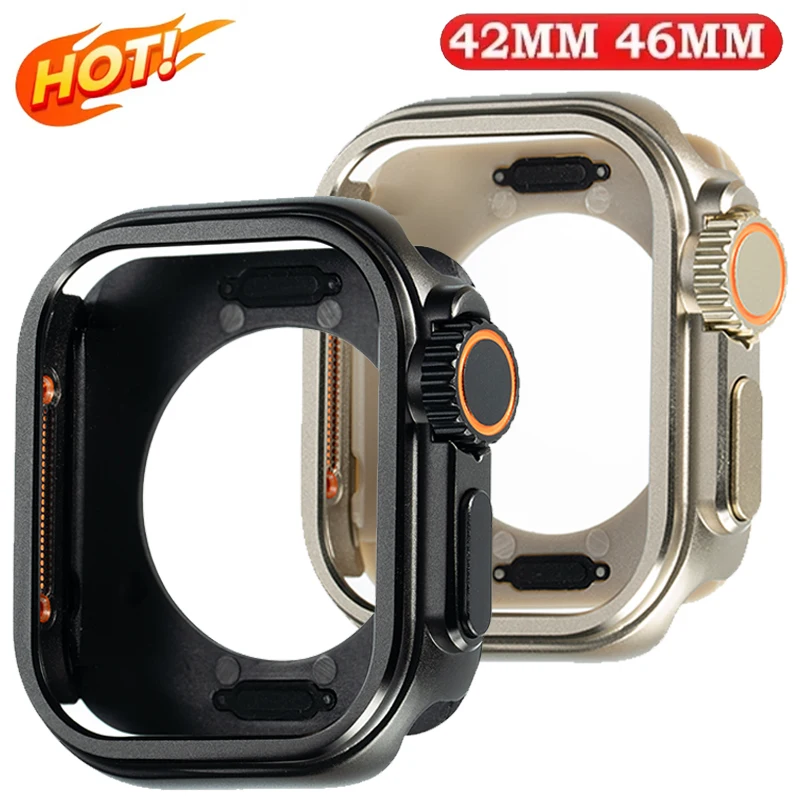 Metal Bumper Aluminum Frame Case - Metalowo-plastikowa obudowa do Apple Watch 11