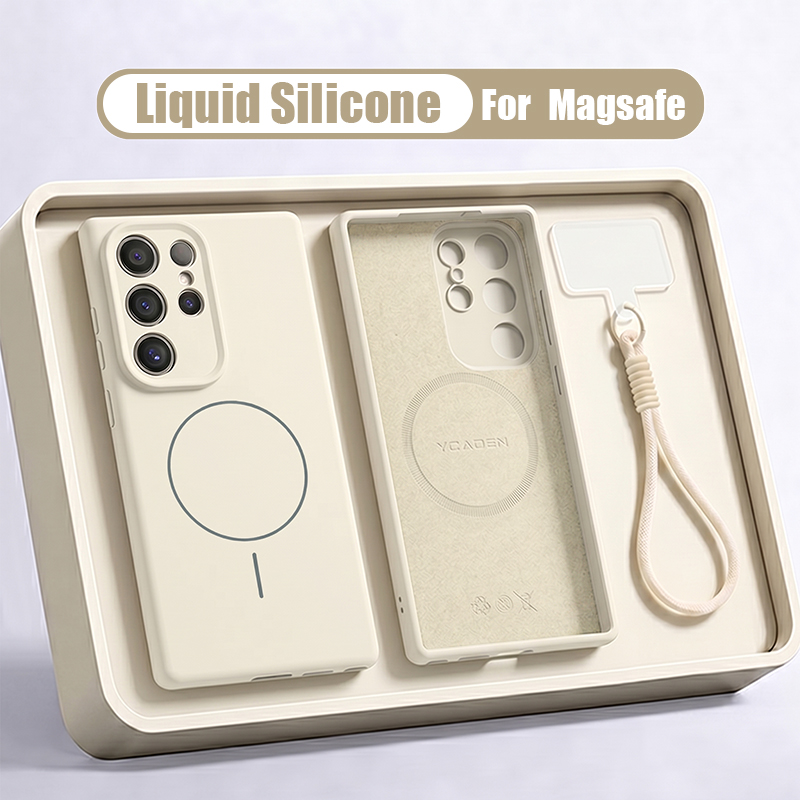 Liquid Silicone Magnetic Phone Case - Etui na telefon z płynnym silikonem,