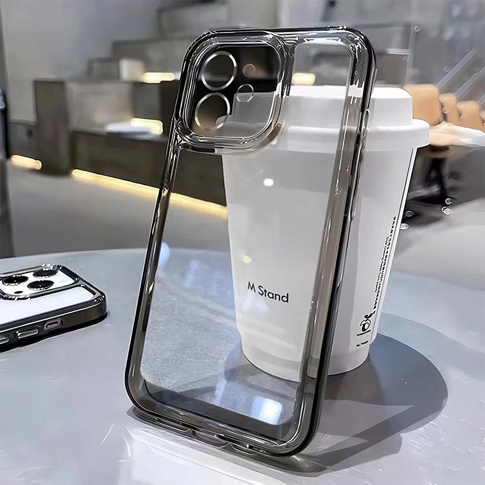 Clear Shockproof Bumper Case - Luksusowe etui na telefon iPhone 15