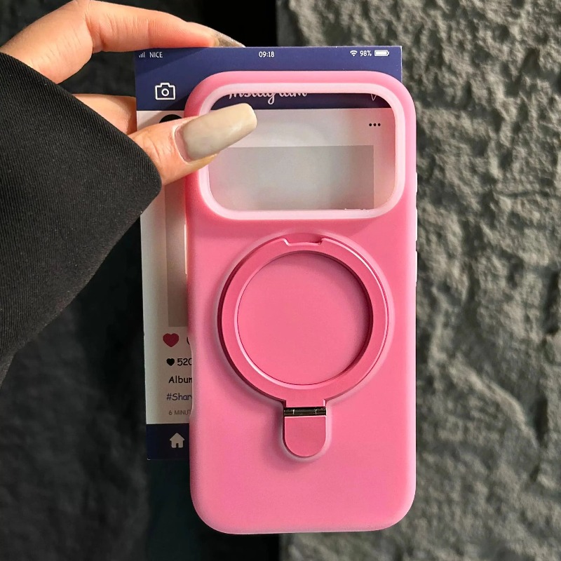 Liquid Silicone Magnetic Phone Case - Płynny silikonowy pokrowiec w kolorze galaretki