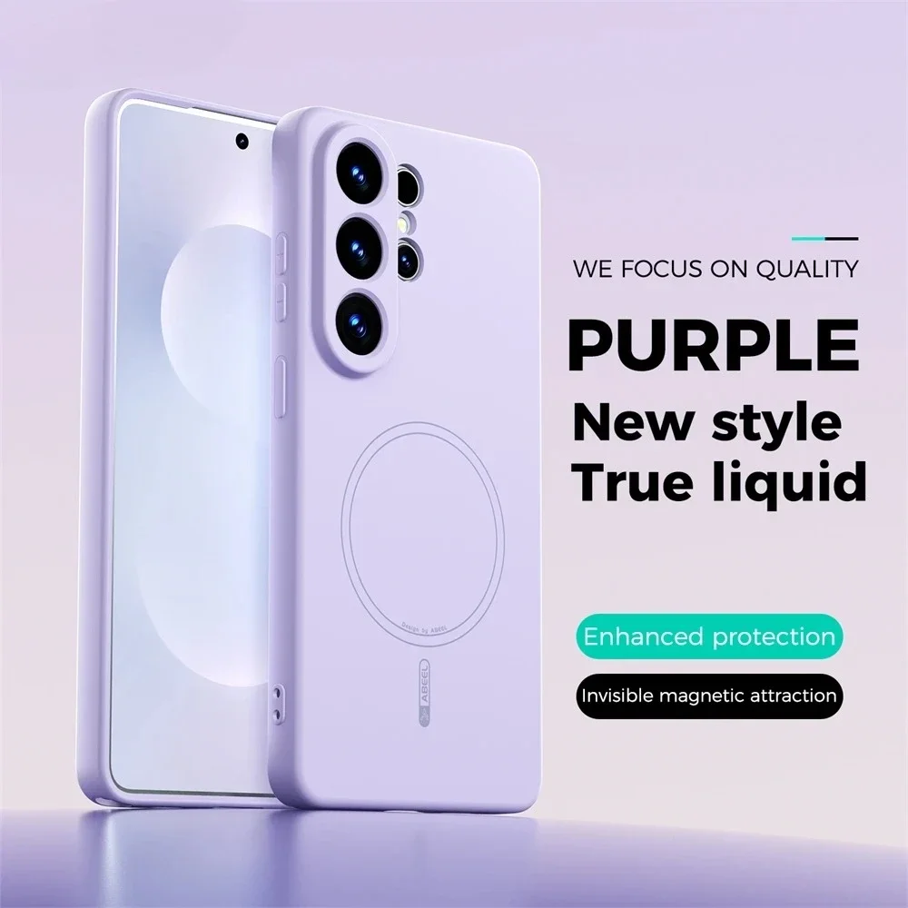 Liquid Silicone Magnetic Phone Case - Wysokiej jakości oryginalne etui na telefon