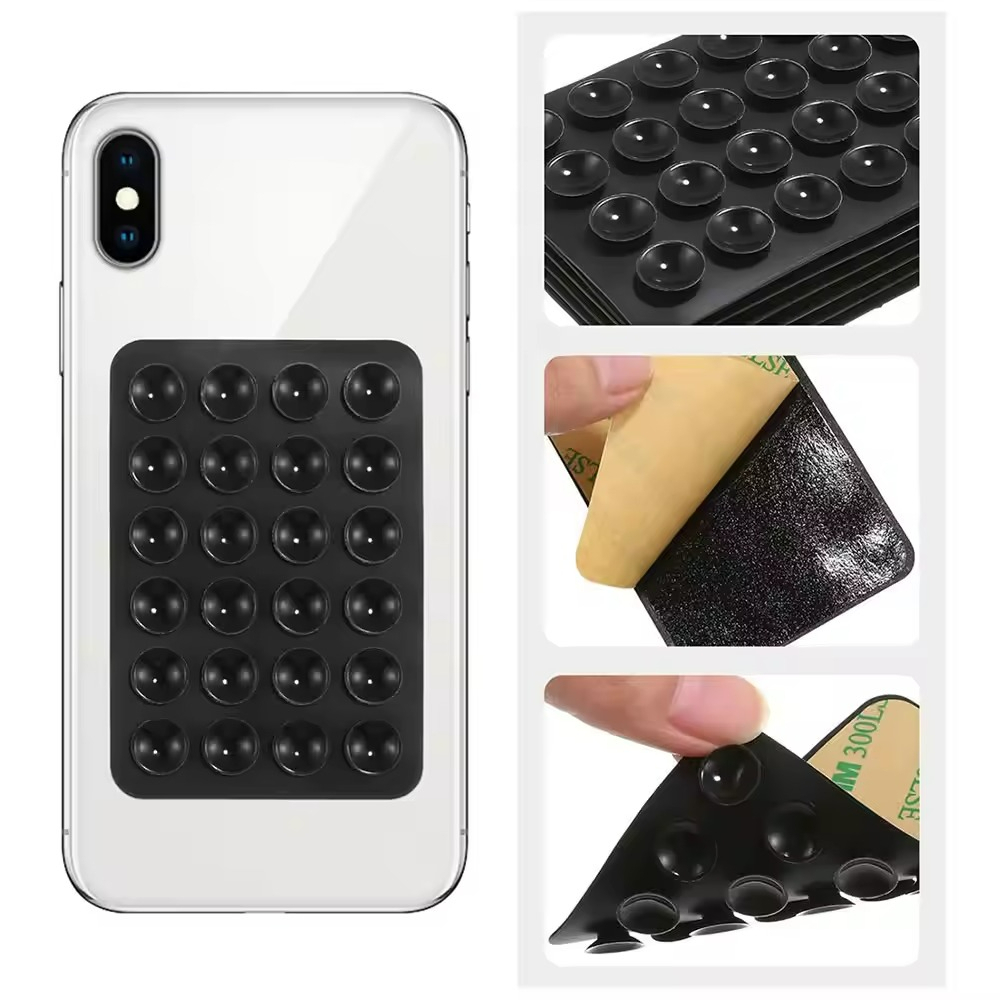 Phone Cases - Silikonowy uchwyt na telefon z przyssawką,