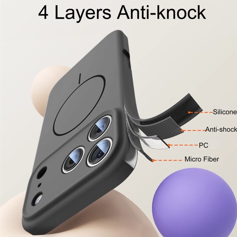 Luksusowe etui z płynnego sili – Liquid Silicone Magnetic Phone Case recenzja i cena