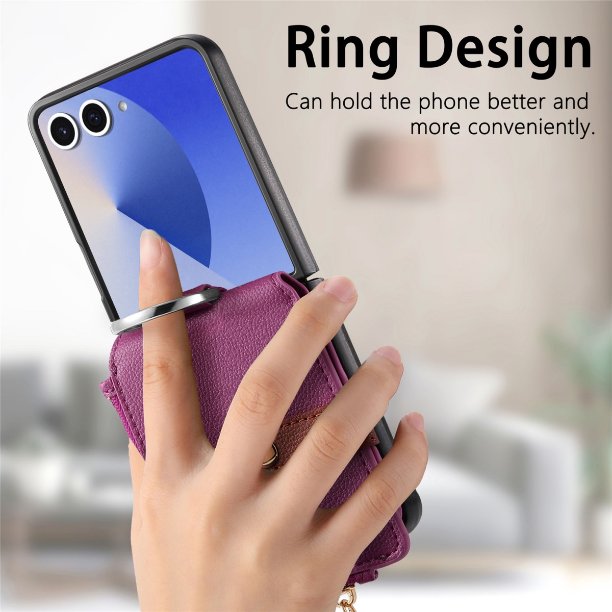 Luksusowe etui na telefon z uc – Leather Wallet Card Holder Phone Cover recenzja i cena