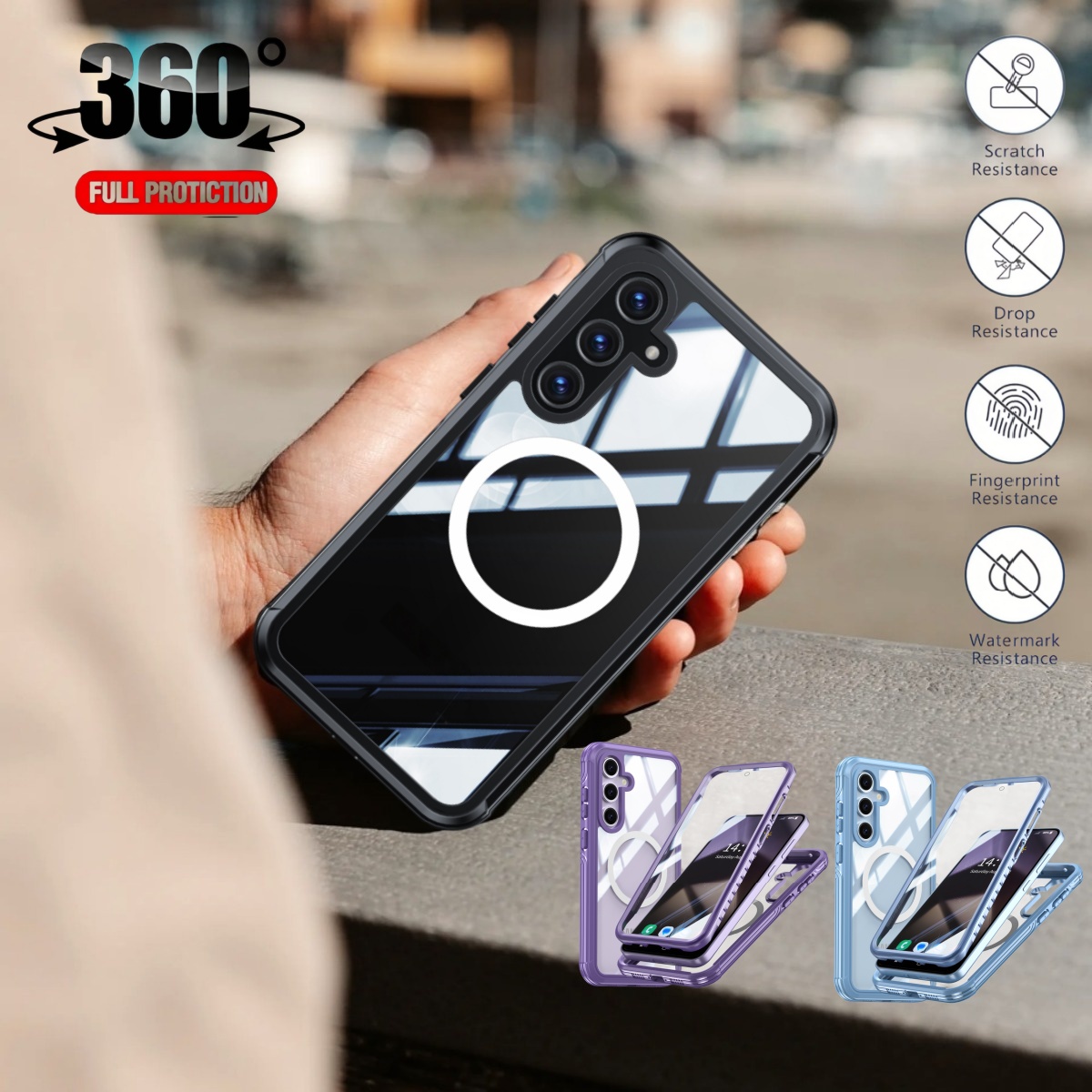 360 °   Pełna ochrona telefonu – Heavy Duty 360 Full Body Protective Case recenzja i cena