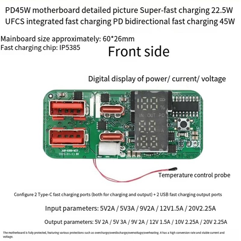 Moduł ładowania ABKN-DIY PD45W – Power Banks recenzja i cena